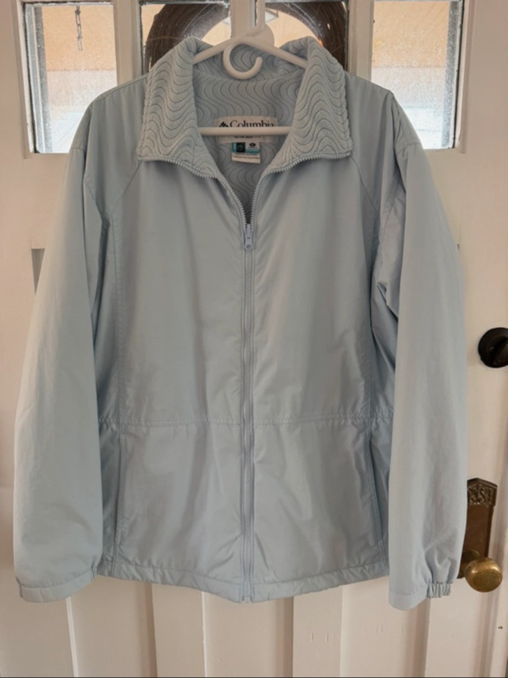 Columbia Light Blue Women's Quilted Collar Puffer Jacket